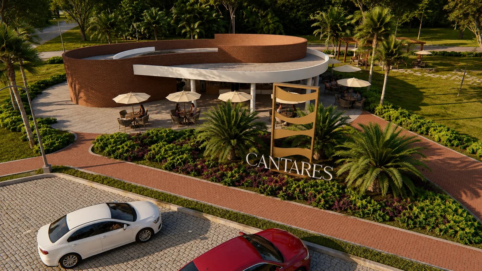 Club House proyectado en Manantiales del Urubó 2